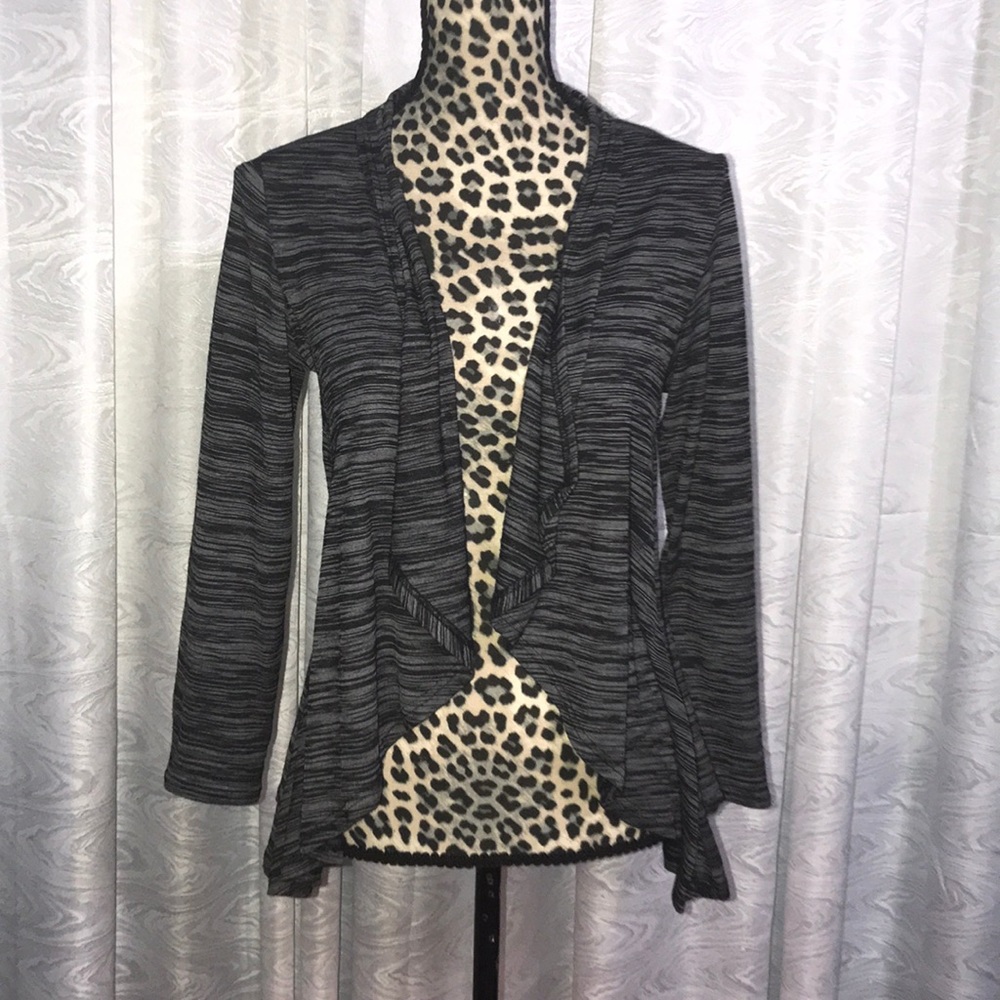 Lace cutout cardigan